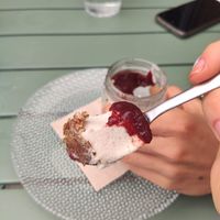 Cheesecake at Brio in Tarifa