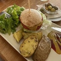 Veganer Burger  at Brio in Tarifa