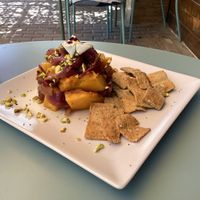 Roast pumpkin at Brio in Tarifa