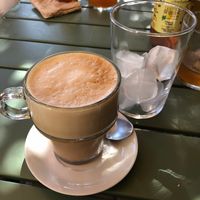 Café con leche   at Brio in Tarifa