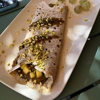 Crepe de pistacho   at Brio in Tarifa