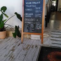 Food menu at Brio in Tarifa