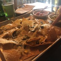 Vegan nachos  at Swans Hotel in Victoria