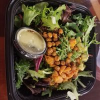 Kale Power Salad with chickpeas, sweet potatoes, avocado (gluten free option has quinoa instead of farro) at Walt Disney World - Contempo Cafe in Lake Buena Vista