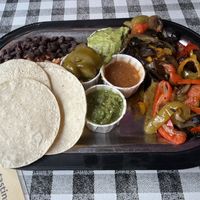 Fajitas   at Cowgirl BBQ in Santa Fe
