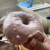 strawberry donut at Joyfully Baked in Gainesville