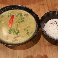 Vegan yellow curry at Nooch - Badenerstrasse in Zurich