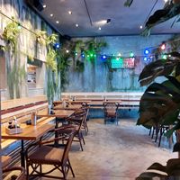 Indoor seating at Nooch - Badenerstrasse in Zurich