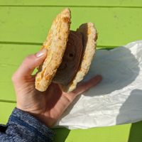 chocolate and cornflake  at Yelo'd Ice Cream & Bake Shoppe in Edmonton
