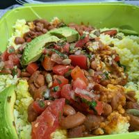 Pinto & rice at Greenhorn in Bluffton