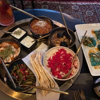The shared main mezze (two persons)   at Flavor and Spice in Eindhoven