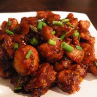 Mushroom manchurian at Nalan Restaurant - City Hall in Central Singapore