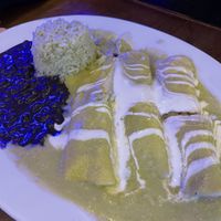 Tofu vegetable enchiladas   at Maria's Mexican Restaurant in South Lake Tahoe