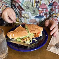 Vegan Chik’n Torta  at Maria's Mexican Restaurant in South Lake Tahoe