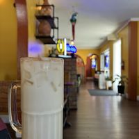 Vegan horchata   at Maria's Mexican Restaurant in South Lake Tahoe