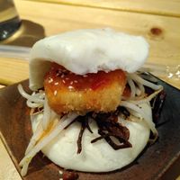 sweet chilli tofu bao bun at Oppa in St Andrews