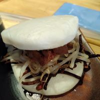 sweet potato bao bun at Oppa in St Andrews