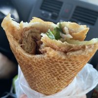 Banh Mi sandwich is OUTSTANDING at  Van Nien Vegan Baguette Food Coffee Tea in Portland