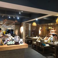 View of Restaurant interior at RúShì Shū 如是蔬 in Sanya