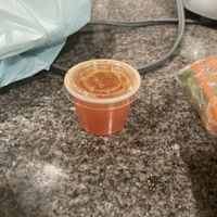this is all the sauce they give  at Loving Hut - Ledgewood in Ledgewood