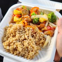 Orange Sweet and Sour Chicken Nuggets at Loving Hut - Ledgewood in Ledgewood