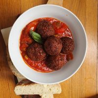 Vegan meat balls at Restoran ŠtoRiJa in Rijeka
