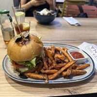 I love you, you love me burger with sweet potato friess  at Restoran ŠtoRiJa in Rijeka