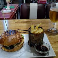 Vege burger at Restoran ŠtoRiJa in Rijeka