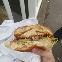 Katsu Chicken Burger at Saucy in Sheffield