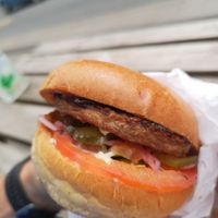 Bbq burger at Saucy in Sheffield