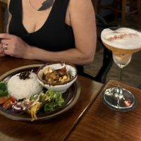 Mongolian rice and lychee rose tea  at b twelve in Kuantan