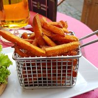 Sweet potatoe fries at Das Meyers in Cochem