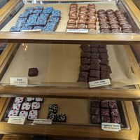 Vegan option in lower right at River-Sea Chocolates in Chantilly