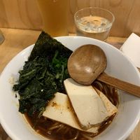 Veggie Ramen with extra spinach  at Ramen Ya in Nantes