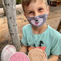 To go pints - they fill them right when you order so you know they’re fresh!! at Sweet Journey Soft Serve in Kailua Kona