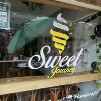 Outside sign   at Sweet Journey Soft Serve in Kailua Kona