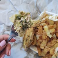 Banana blossom fish at Y Pass in Ledbury