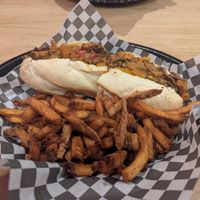 Veggie steak made Vegan at Ruby's on Genessee in Medford