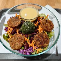 Wobi-Sabi Salad at Green & Protein in Tirana