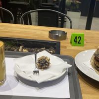 They only have one vegan burger, it's impossible to make a mistake. Thanks to preview reviews, I made sure to order the burger well-cooked and it was delicious.   at Green & Protein in Tirana