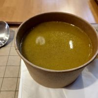 Brokkoli Soup at Green & Protein in Tirana