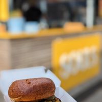 Vegan BBQ Cheeseburger at Souls - Torvehallerne in Copenhagen