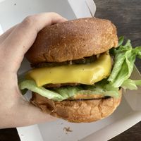 Bbq cheese burger  at Souls - Torvehallerne in Copenhagen