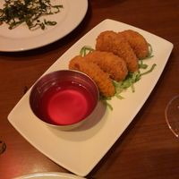Pumpkin croquettes at The Orchid Vegan Restaurant in York