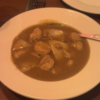 Vegan chicken curryy  at The Orchid Vegan Restaurant in York