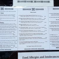 Menu at The Orchid Vegan Restaurant in York