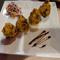 Mushroom Bhaji at Tandoori Hut in Tenerife