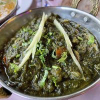 Saag Bhaji (Spinach Curry) *favorite 🤤🤤😛 at Tandoori Hut in Tenerife