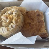 Baklava and semolina cake  at Tammy's Borek in Preston