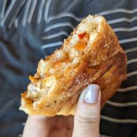 Vegan mushroom and cheese at Tammy's Borek in Preston